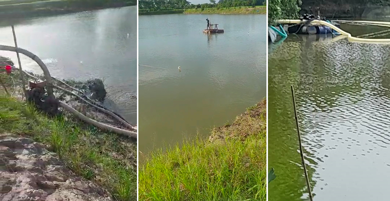 চান্দিনায় ড্রেজারে মাটি উত্তোলনের কারণে ঝুঁকিতে কৃষি জমি