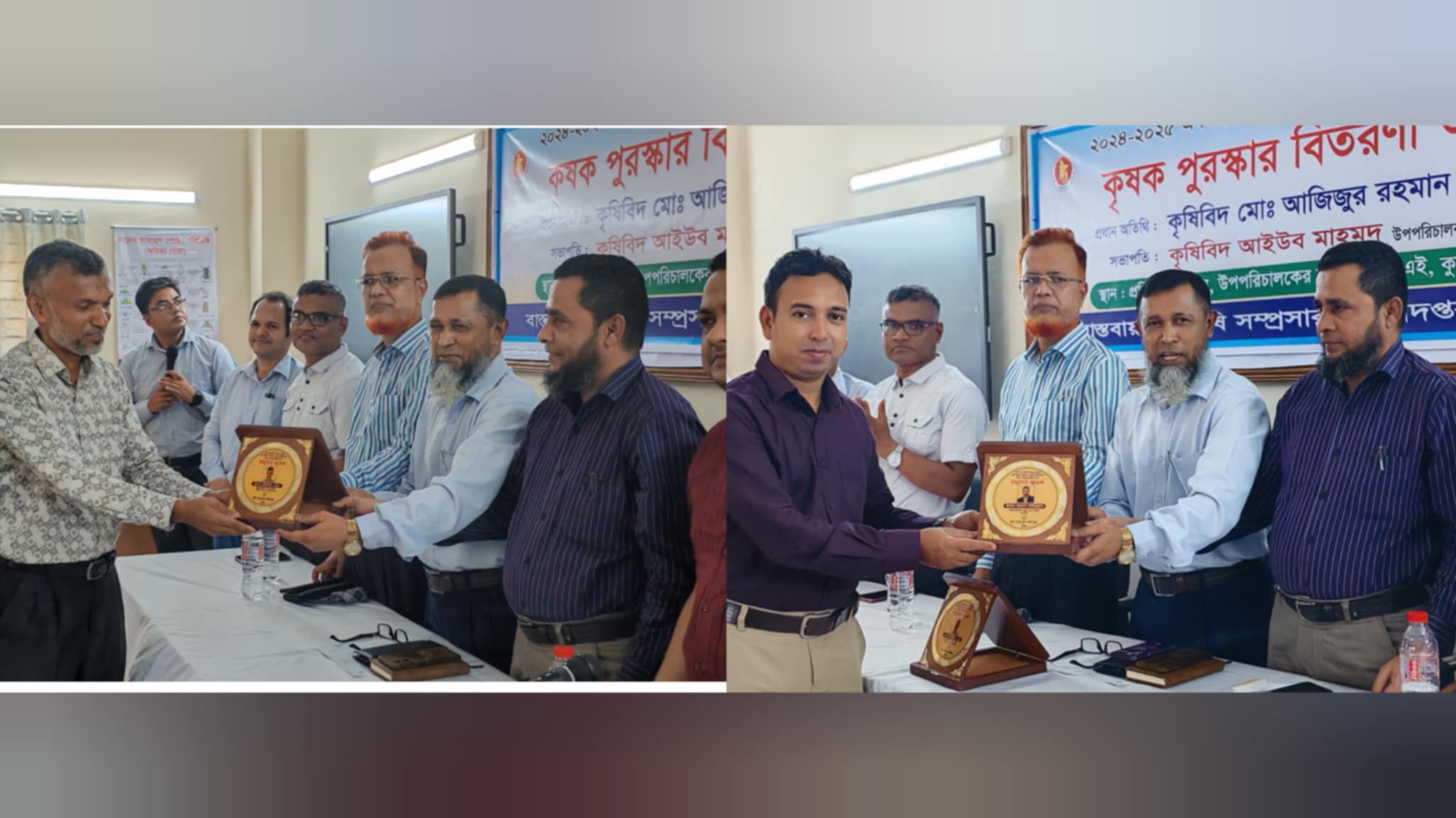 কুমিল্লায় কৃষিতে অবদানের স্বীকৃতি সম্মাননা পেলেন ৫কৃষক ও ২ সাংবাদিক