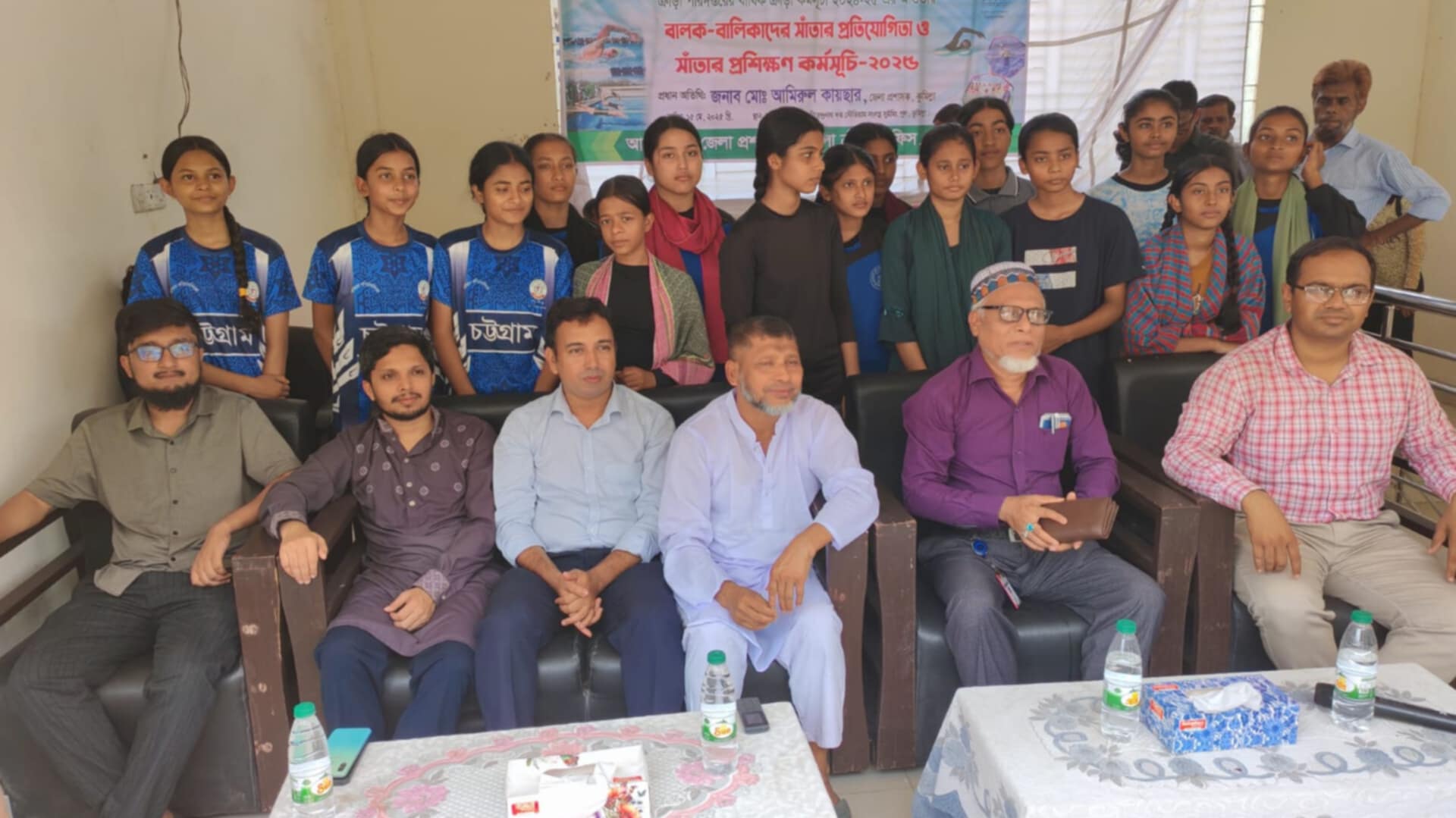 কুমিল্লায় সাতার প্রতিযোগিতা ও প্রশিক্ষণের উদ্বোধন