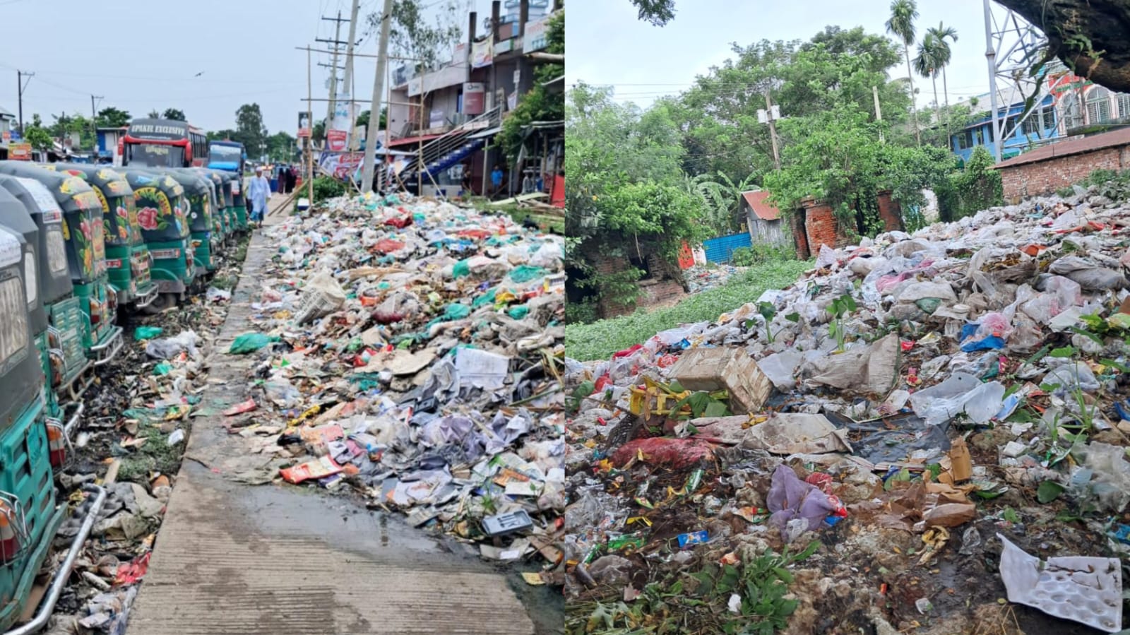 নাথেরপেটুয়া বাজারে উন্নয়নের ছোঁয়া নেই, দুর্ভোগে ব্যবসায়ী-ক্রেতা